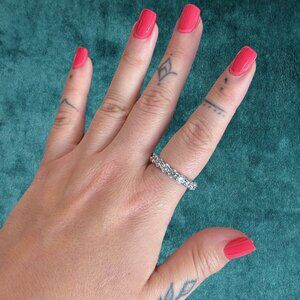 5CTTW MOISSANITE RING SIZE 8